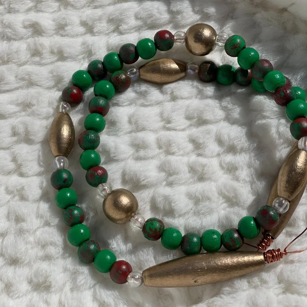 Hand Painted Christmas Garland
